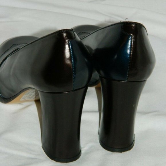 Pura Lopez High Heel Round Toe Pumps in Multi-Colored Shimmering Leather  US 6 - Picture 7 of 13